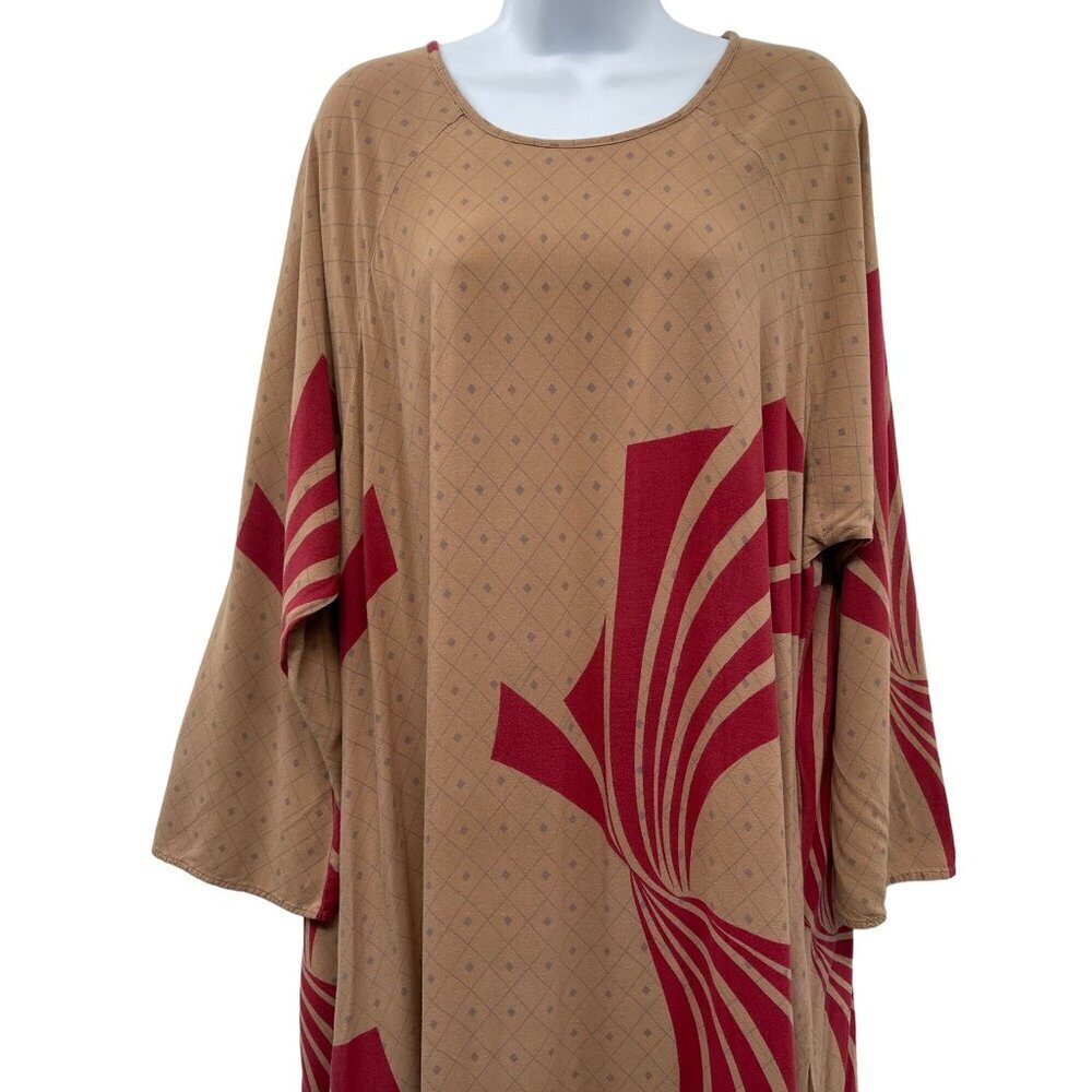 Vintage Abstract Print Pattern Oversized Relaxed … - image 2